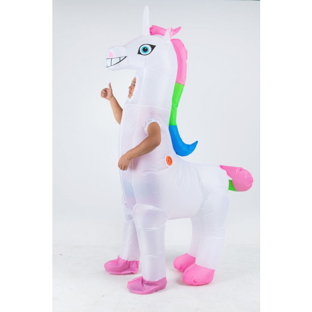 Giant Unicorn Inflatable Costume Image 2