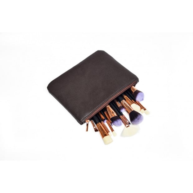Soft 15pcs Pro Face Powder Makeup Brushes Set Eyeshader Blending Image 4