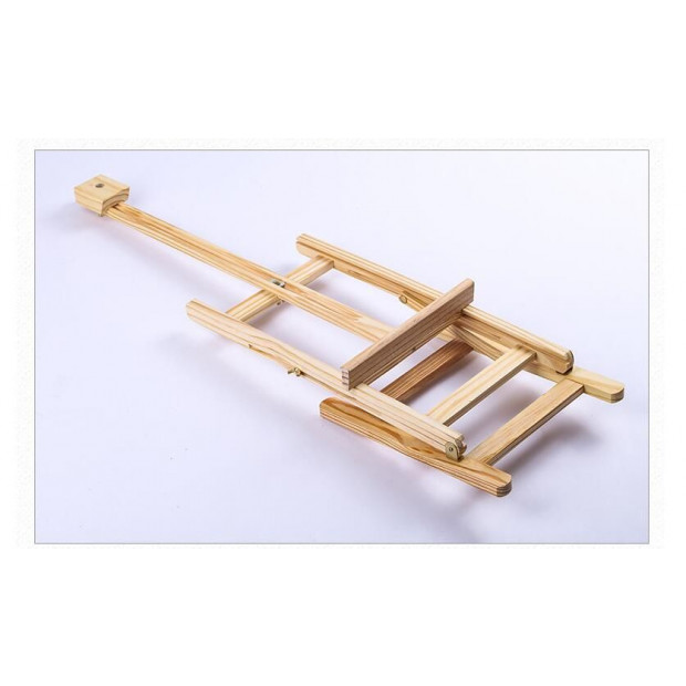 Tabletop Easel Wood Studio H-frame Artist Art Display Painting Stand Image 4
