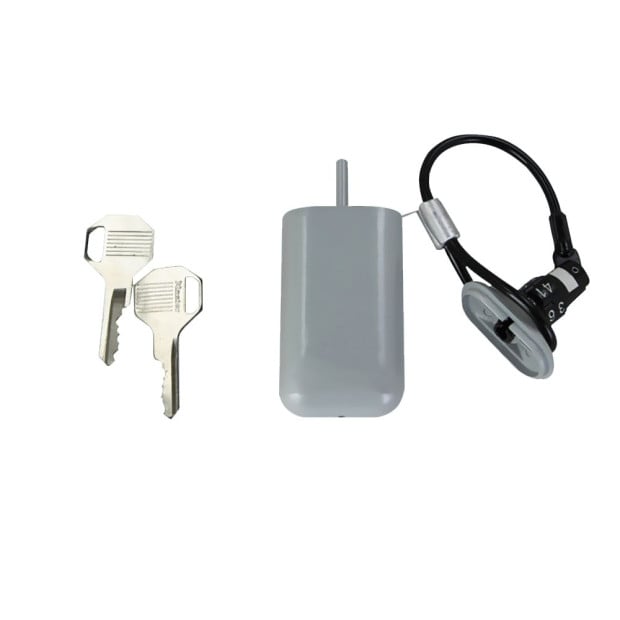 Lock Box Preset Combination Portable Key Safe With 6 In. Cable Lanyard Image 3