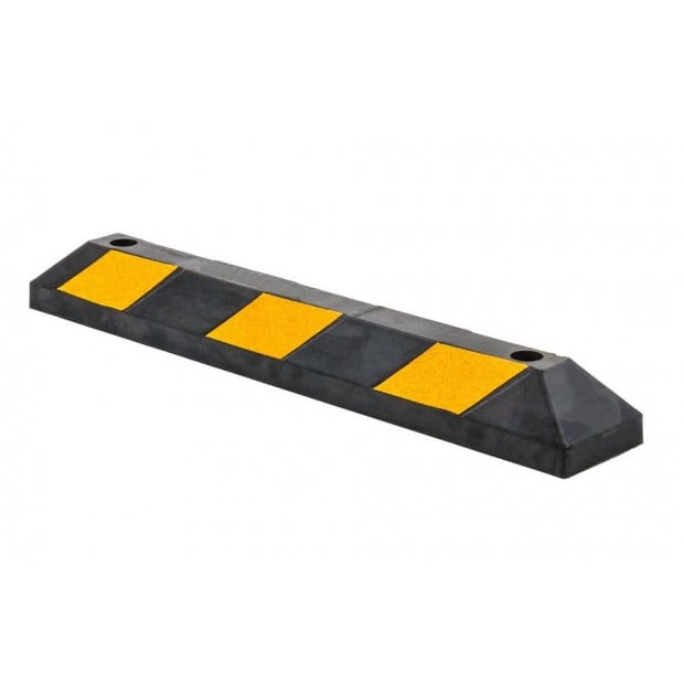 90cm Heavy Duty Rubber Curb Parking Guide Wheel Driveway Stopper Image 5