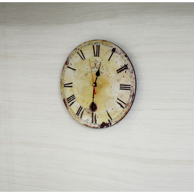Large Vintage Wall Clock Kitchen Office Retro Timepiece Image 3