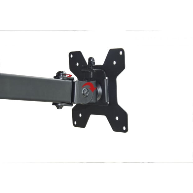 Dual LCD Monitor Desk Mount Stand Adjustable Fits 2 Screens Up To 27 Image 7