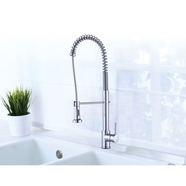 Basin Mixer Tap Faucet W/extend -kitchen Laundry Sink 82H07-CHR