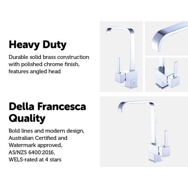 Basin Mixer Tap Faucet -kitchen Laundry Bathroom Sink 82H08G-CHR Image 3