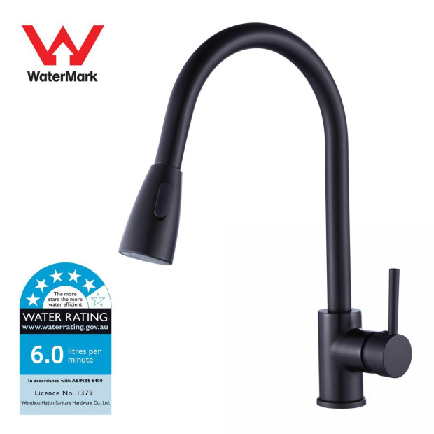Basin Mixer Tap Faucet -kitchen Laundry Bathroom Sink 82H11-MB Image 4