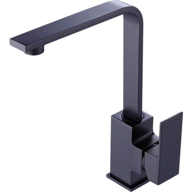 Kitchen Mixer Tap Faucet - Laundry Bathroom Sink Matte Black Finish Image 6