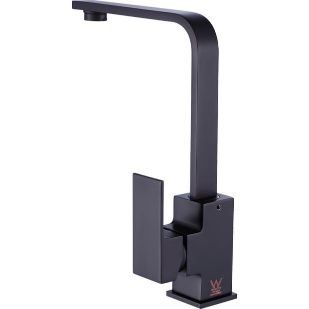 Kitchen Mixer Tap Faucet - Laundry Bathroom Sink Matte Black Finish Image 7