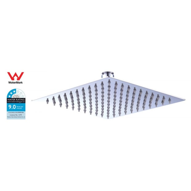 200mm Shower Head Square 304ss Polished Chrome Finish