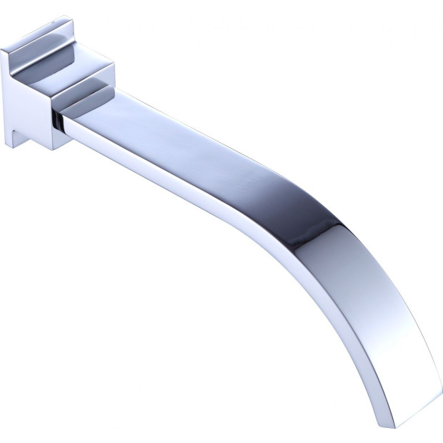 180mm Bath Spout Polished Chrome Finish Image 2