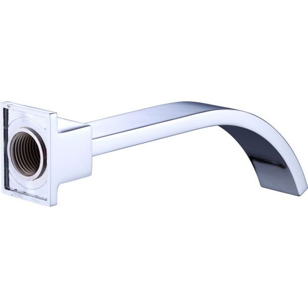 180mm Bath Spout Polished Chrome Finish Image 5