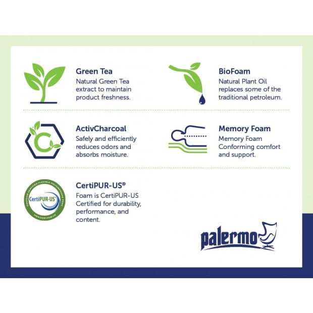 King Single Mattress Memory Foam Green Tea Infused Certipur Approved Image 4