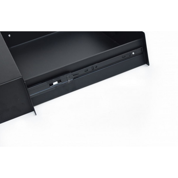 19In Rack Mount 2u Steel Plate Dj Drawer Equipment Cabinet Locking Image 5