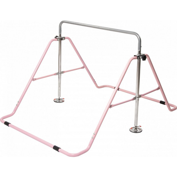 Kids Gymnastics Bars Training Horizontal Bar Monkey Kip Bar Pink Image 4