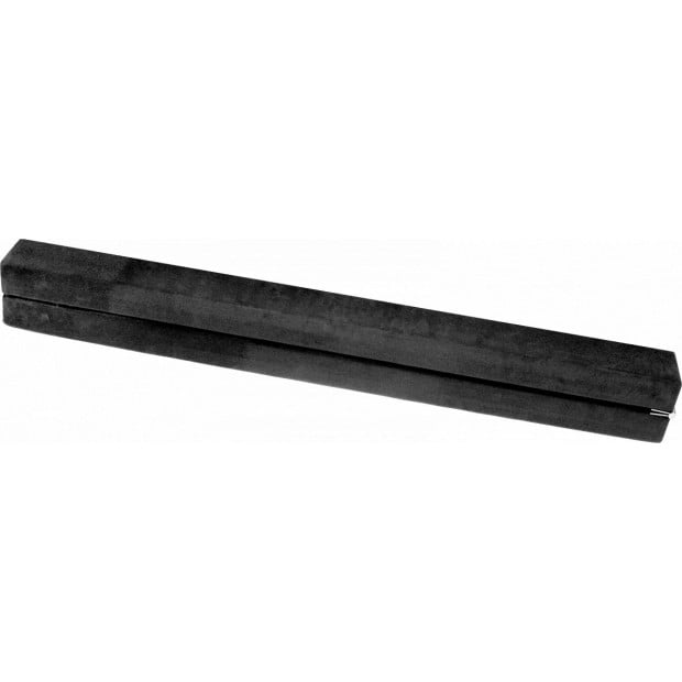 2.2m Gymnastics Folding Balance Beam Black Synthetic Suede Image 5