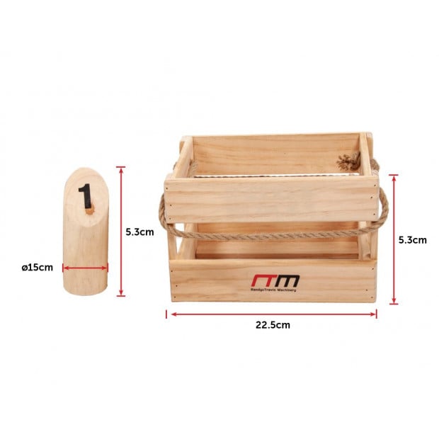 Number Toss Wooden Set Outdoor Games With Carry Case Image 7