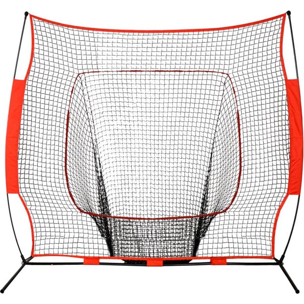 Portable Baseball Training Net Stand Practice Sports Tennis Image 4