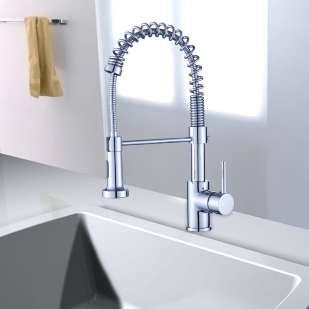 Basin Mixer Tap Faucet W/extend -kitchen Laundry Sink 82H07S-CHR