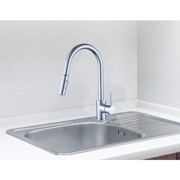 Basin Mixer Tap Faucet -kitchen Laundry Bathroom Sink 82H09G-CHR