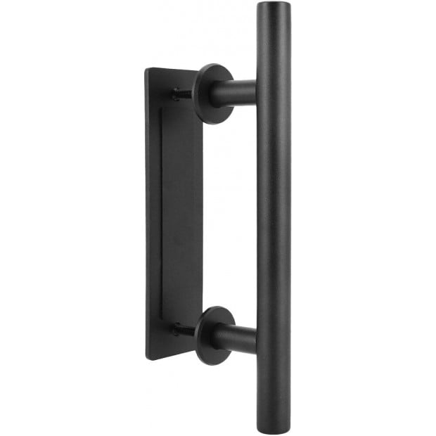 Carbon Steel Door Handle & Flush Pull Wood Door Gate Hardware 12 Inch Image 4