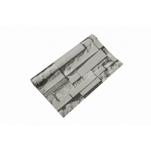 Wallpaper Brick Pattern 3d Textured Non-woven Wall Paper Roll Image 3