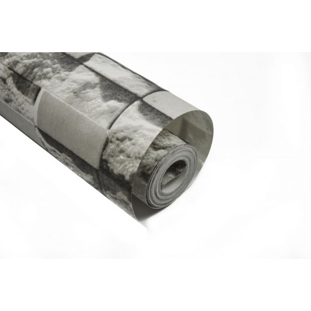 Wallpaper Brick Pattern 3d Textured Non-woven Wall Paper Roll Image 5