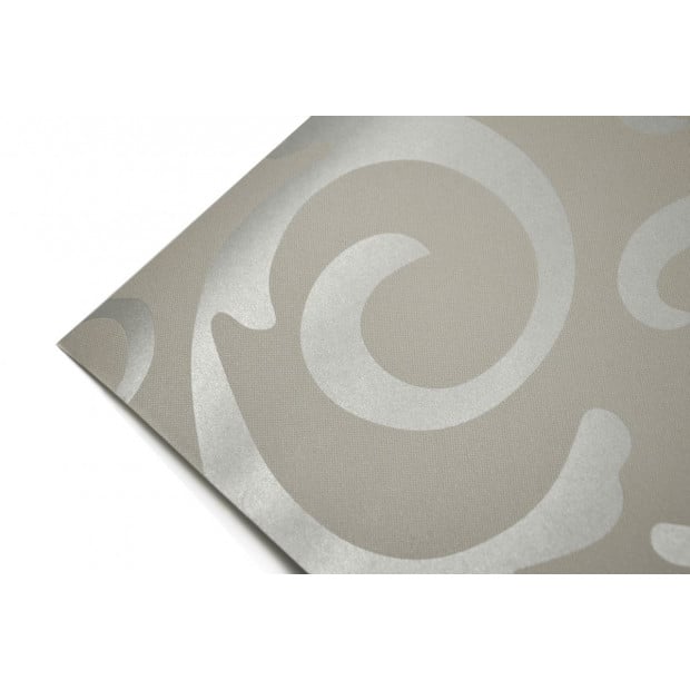 Wallpaper Silver Flower Pattern Non-woven Wall Paper Roll Image 4