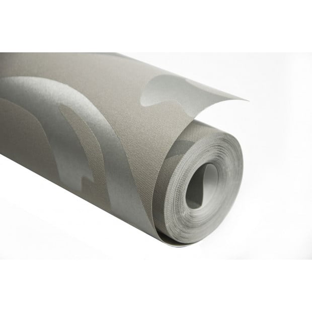 Wallpaper Silver Flower Pattern Non-woven Wall Paper Roll Image 6