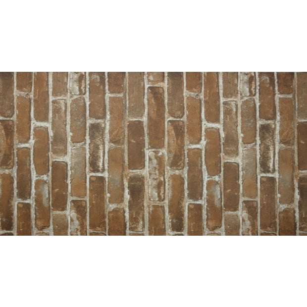 Wallpaper Faux Brick Wall Paper Roll Image 2