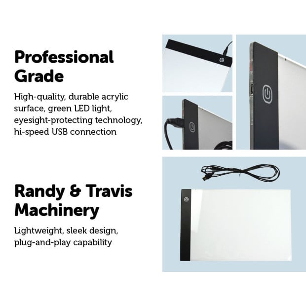 A4 Led Light Box Tracing Board Art Design Stencil Copy Drawing Pad Image 3
