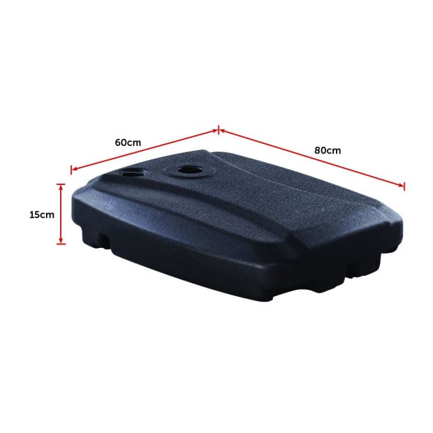 Outdoor Umbrella Stand Base Sand/ Water Pod Round Portable Grip Image 9
