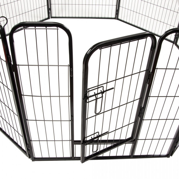 8 Panel Heavy Duty Pet Dog Playpen Puppy Exercise Fence Enclosure Cage Image 3