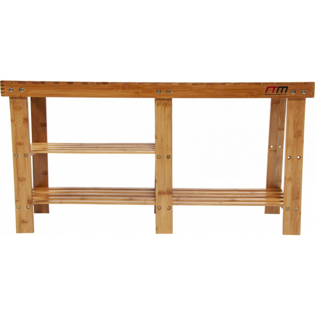Bamboo Shoe Rack Wooden Bench Storage Organiser Cabinet Holder Stool Image 6