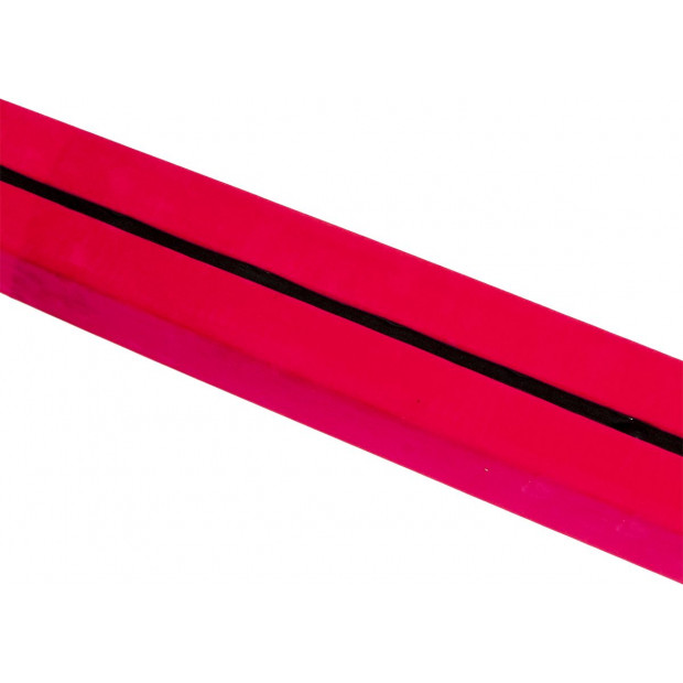2.4m (8ft) Gymnastics Folding Balance Beam Pink Synthetic Suede Image 6