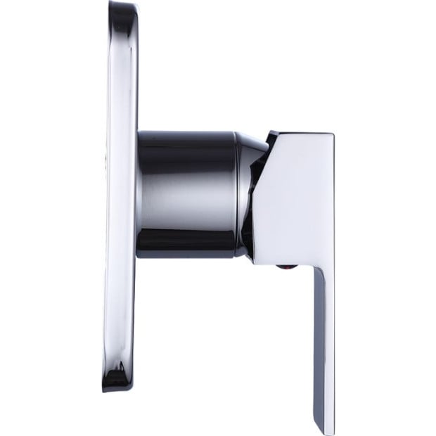 Shower Bath Mixer Tap Bathroom Watermark Approved Chrome Square Image 7
