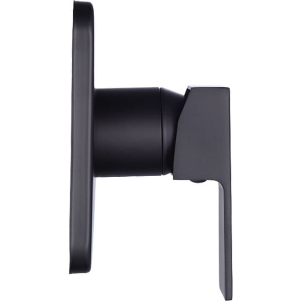 Shower Bath Mixer Tap Watermark Approved - Electroplated Matte Black Image 7