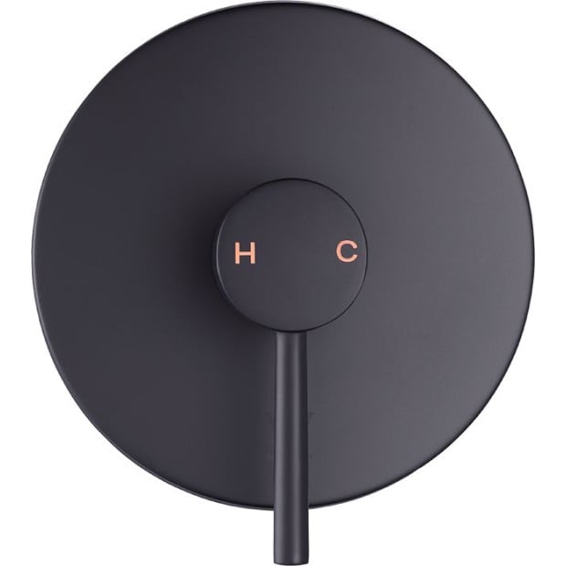 Shower Bath Mixer Tap Bathroom Electroplated Matte Black Image 5