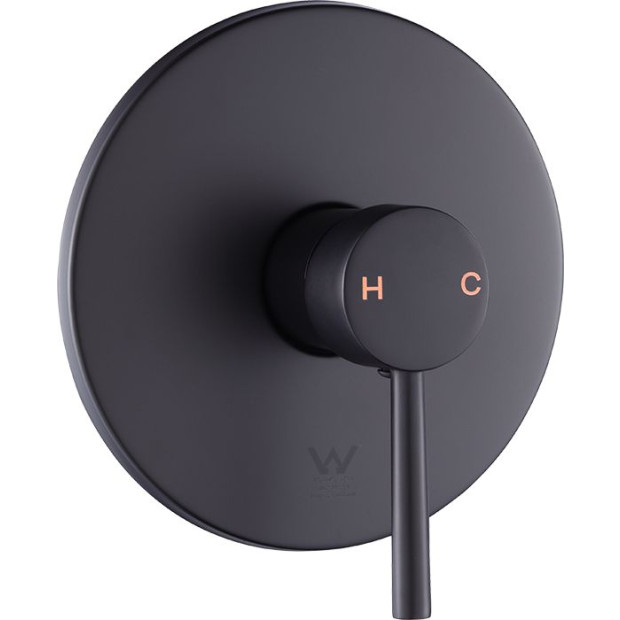 Shower Bath Mixer Tap Bathroom Electroplated Matte Black Image 6