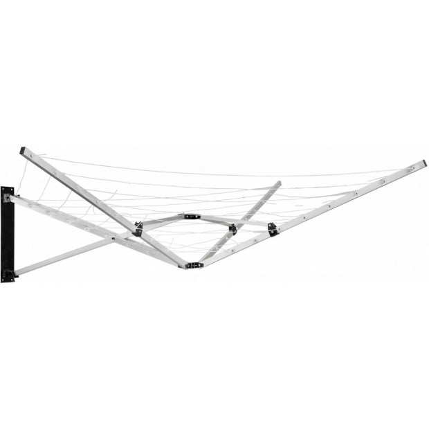 26m 5 Arm Wall Hang Mountable Clothes Airer Dryer Washing Line Image 4