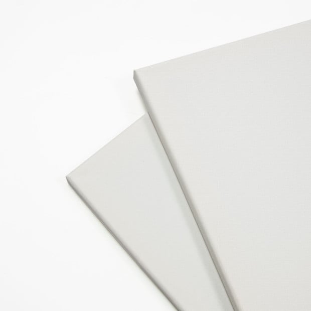 5 Pack Of 20x30cm Artist Blank Stretched Canvas White Oil Acrylic Wood Image 7
