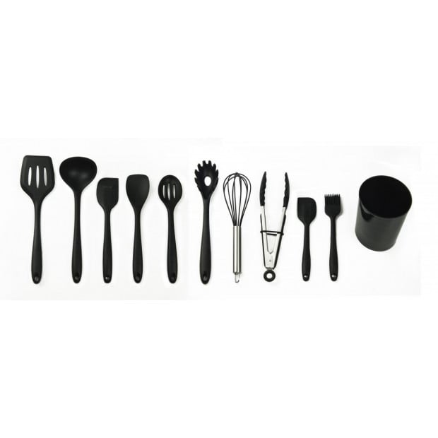 11pcs Kitchen Utensil Set Silicone Heat-resistant Non-stick Kit Image 3