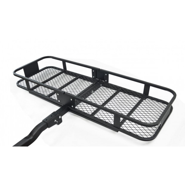 Car Luggage Basket Trailer Hitch Cargo Carrier Image 2