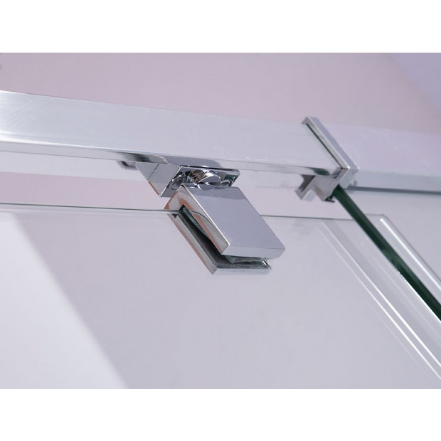 Semi Frameless Shower Screen (114~122)x 195cm & (89~92)x 195cm Side Image 2
