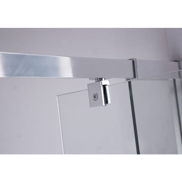 Semi Frameless Shower Screen (98~106)x 195cm & (77~80)x 195cm Side Image 4