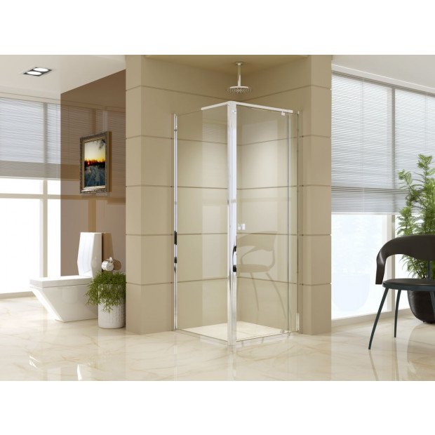 Semi Frameless Shower Screen (74~82)x 195cm & (77~80)x 195cm Side