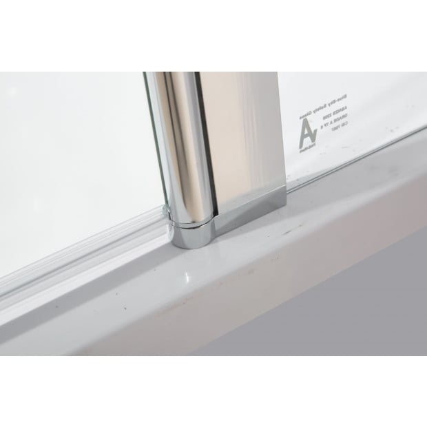 180deg Pivot Door 6mm Glass Bath Shower Screen 1000x1400mm Image 5