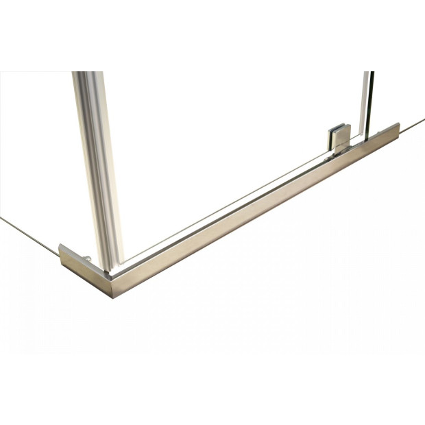 Shower Screen 1200x800x1900mm Framed Glass Pivot Door Image 4