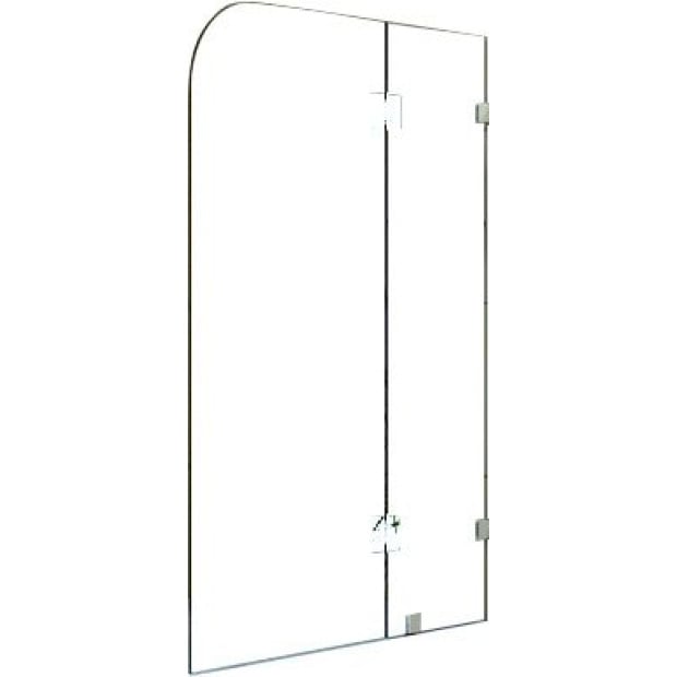 900 X 1450mm Frameless Bath Panel 10mm Glass Shower Screen Image 4