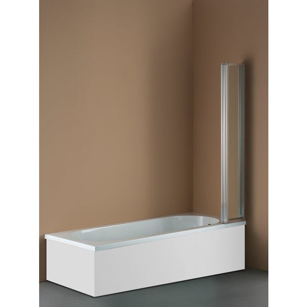 4 Fold Chrome Folding Bath Shower Screen Door Panel 1000 X 1400mm Image 5