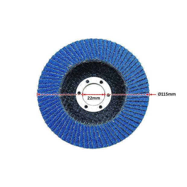 50x Pack Premium Zirconia Flap Disc Sanding Grinding Image 9